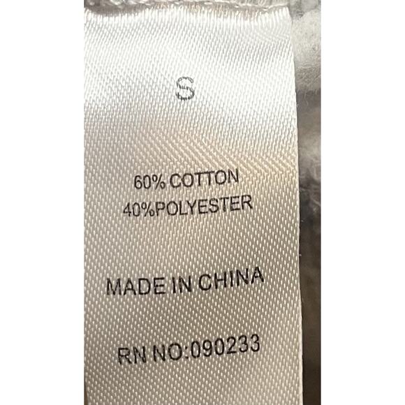 Pacific Sunwear Sweatshirt Heather Gray With Army Green Logo Men’s Small - Picture 5 of 7